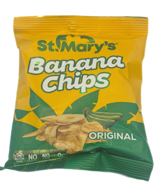 St. Mary’s Banana Chips – 1.06 oz (Pack of 20)