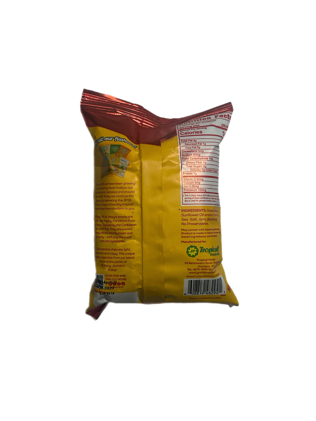 St. Mary’s Extra Crunchy Banana Chips – Premium Crispy Snack (Pack of 20)