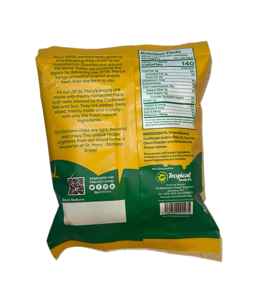 St. Mary’s Banana Chips – 1.06 oz (Pack of 20)